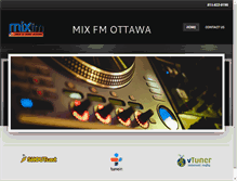 Tablet Screenshot of mixfmottawa.com